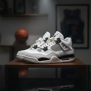 Jordan Kids Sneakers in White and Black